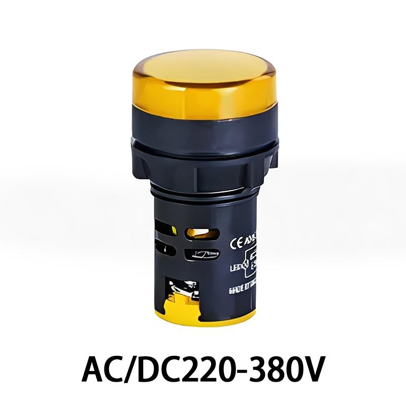 Indicator Signal Lamp Light Ad16-22Ds 22Mm Panel Mount Dc 12V 24V 110V 220V 380V Red Green Yellow Blue White Led Bulbs 20Ma