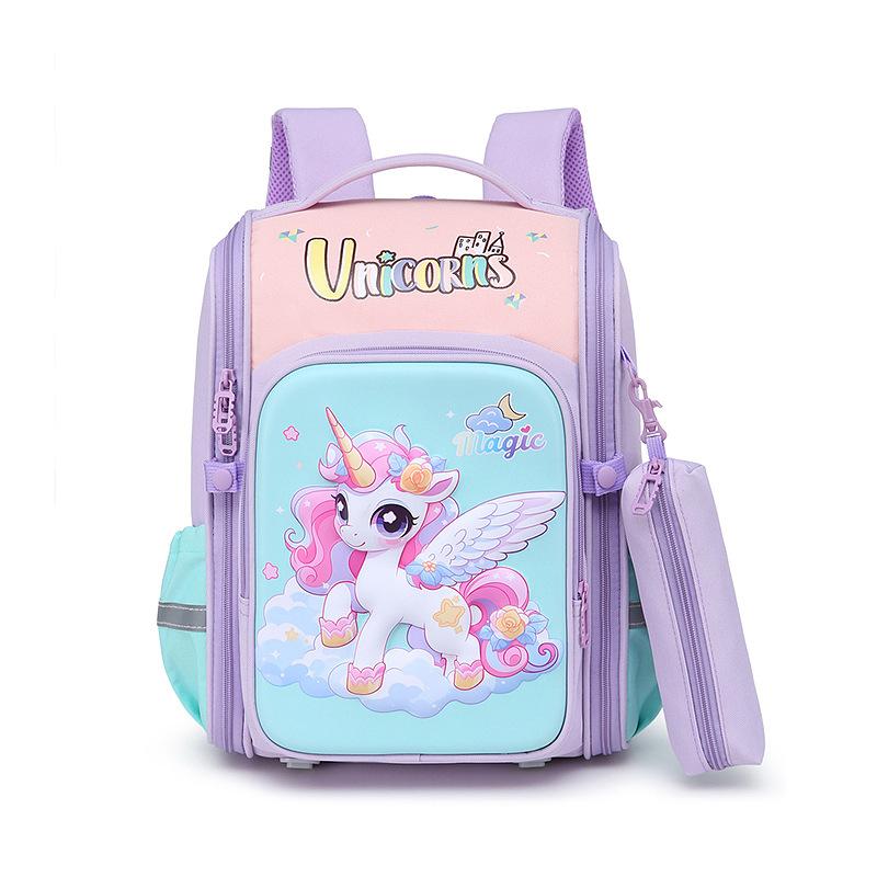 

Новый школьный рюкзак для учеников начальной школы легкий и снижает нагрузку. Защита спины мультяшный милый детский рюкзак