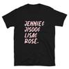 Mode d'été 2026 T-shirt tendance Hommes Femmes Haut vintage Membres Blackpink T-shirt unisexe à manches courtes _ Dans votre région _ Blinks _ Amour Kpop _ Fandom K-pop