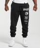 Men's American Style Shark Fitness Joggers - Outdoor Sports, Casual, Cotton, Loose Fit, Plus Size