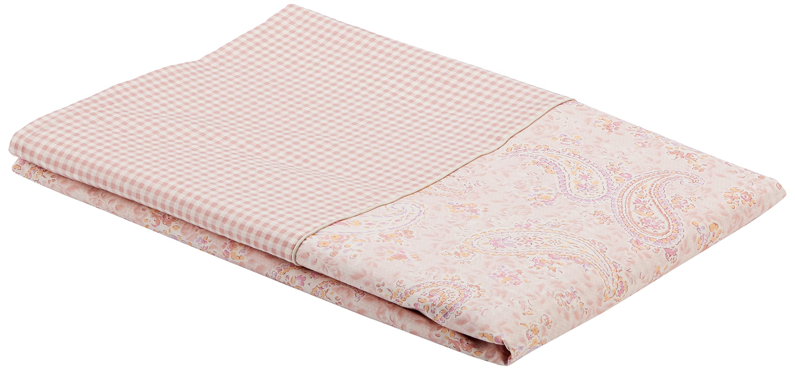 

Merry Night Cotton Duvet Single 150 x 210 Romantic Paisley 100% Ertz Cover, Pink, Long, Approx. cm, Print, Washable, Hygienic, RK62301-16