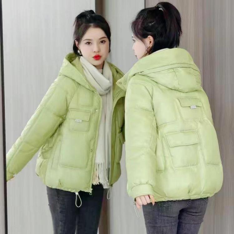 New Winter Women Loose Hooded Jacket Popular Down Cotton Padded Foreign Style