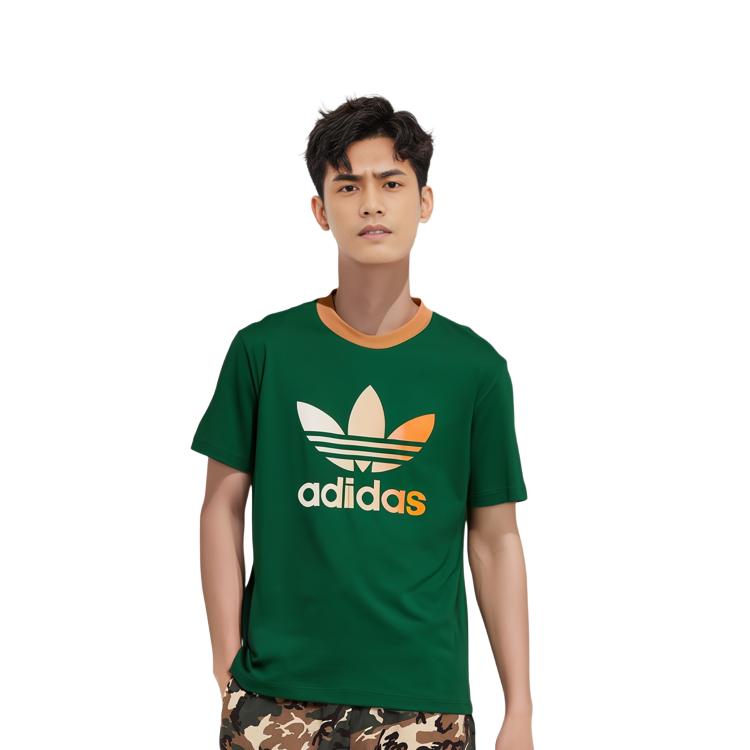 adidas Originals Adicolor 70s Premium Trefoil Tee Green IP6969