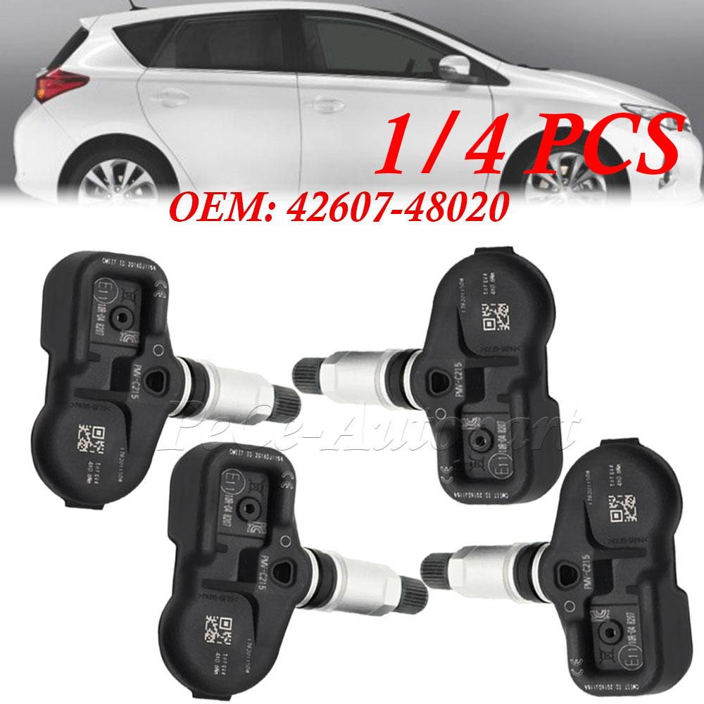 1/4PCS 42607-48020 4260748020 Tire Pressure Monitor Sensor For Toyota C-HR Pacific Camry PMV-C215 For Corolla Lexus LS500h LX570