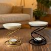 Minimalist Essential Oil Burner Modern Incense Burner Tea Light Wax Melt Burner  SPA
