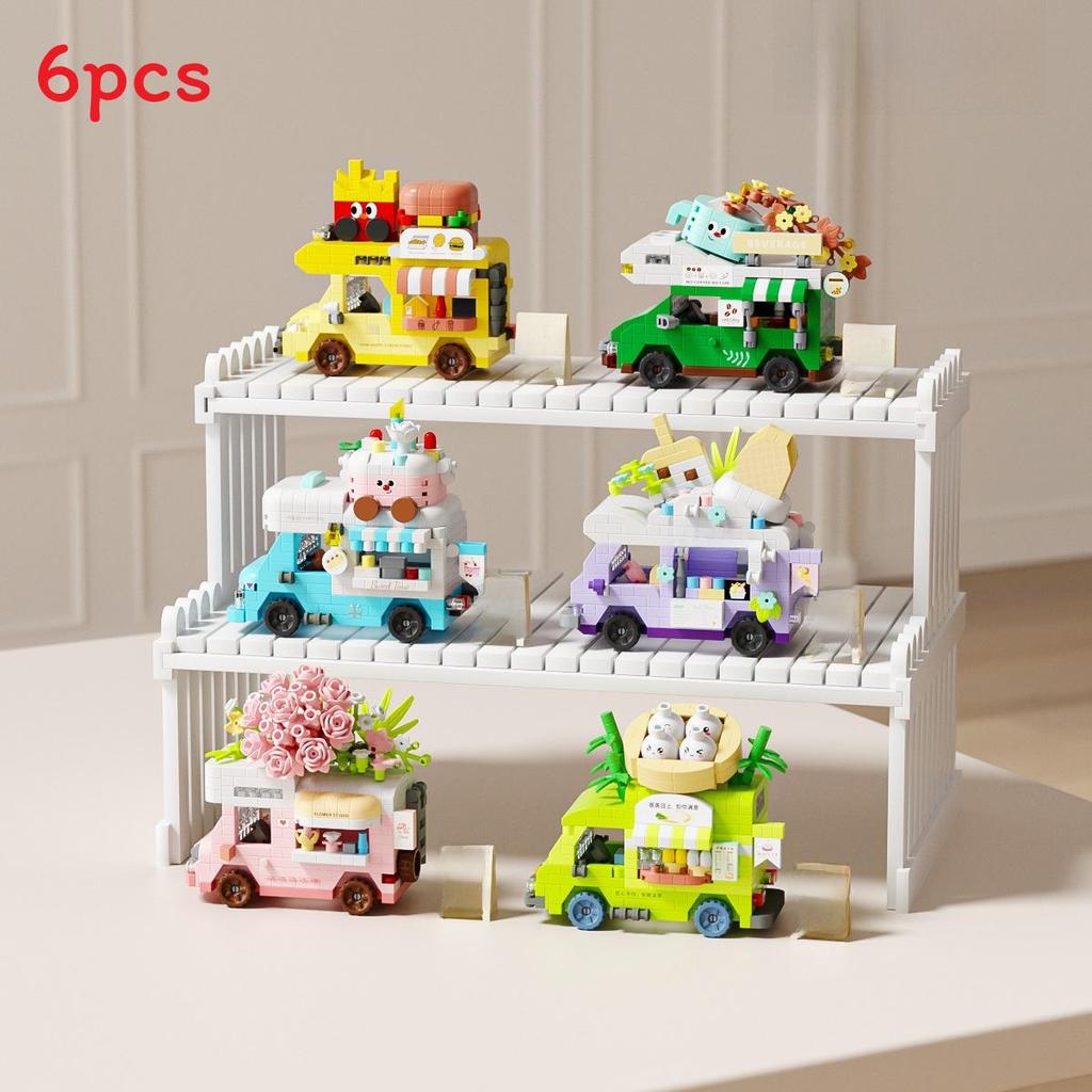 Urban Scene Toy Assembly Kit Building Blocks For Creative Home Decor