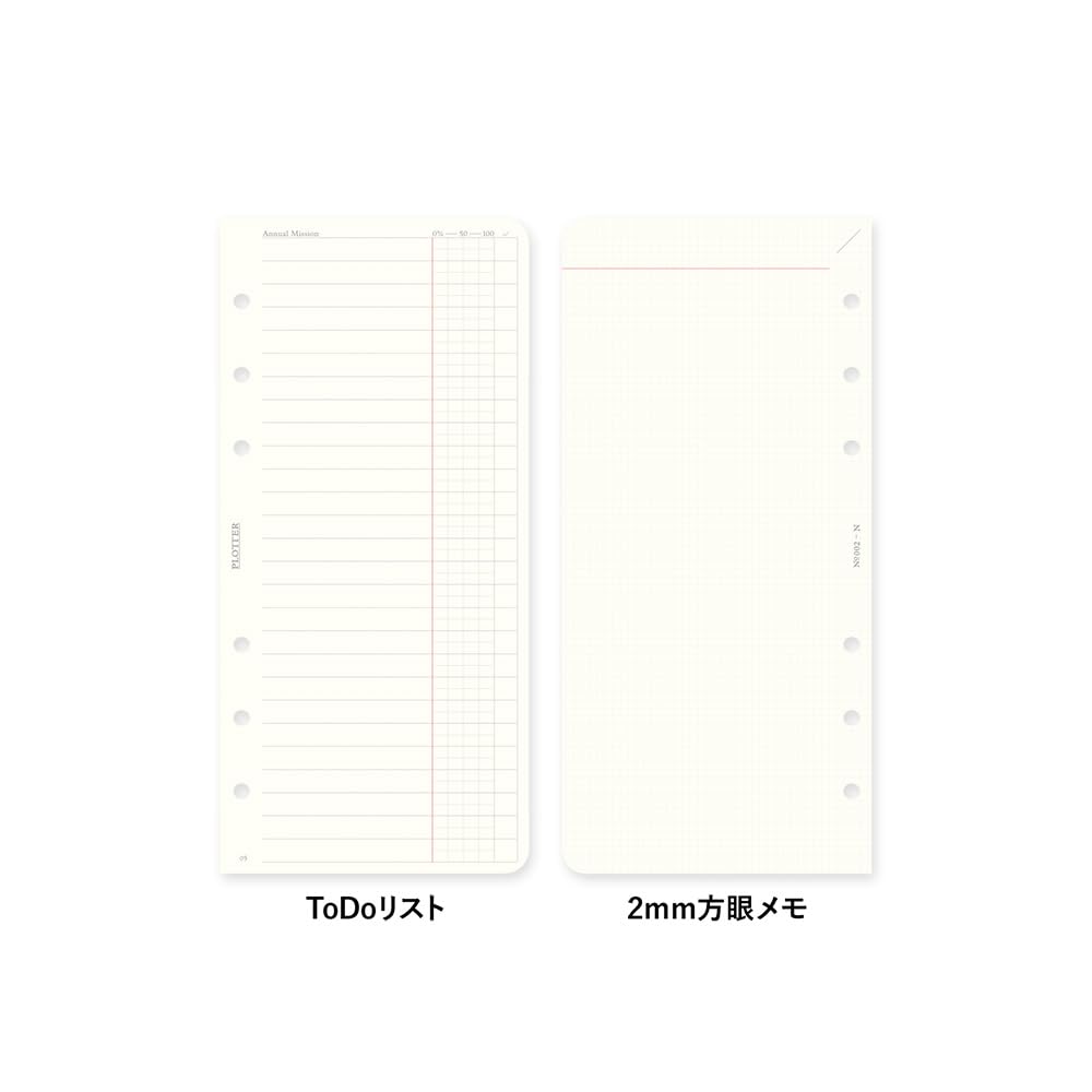 PLOTTER System Notebook Refill 2026 Narrow Weekly Left 77718175 (Starts January 2026)