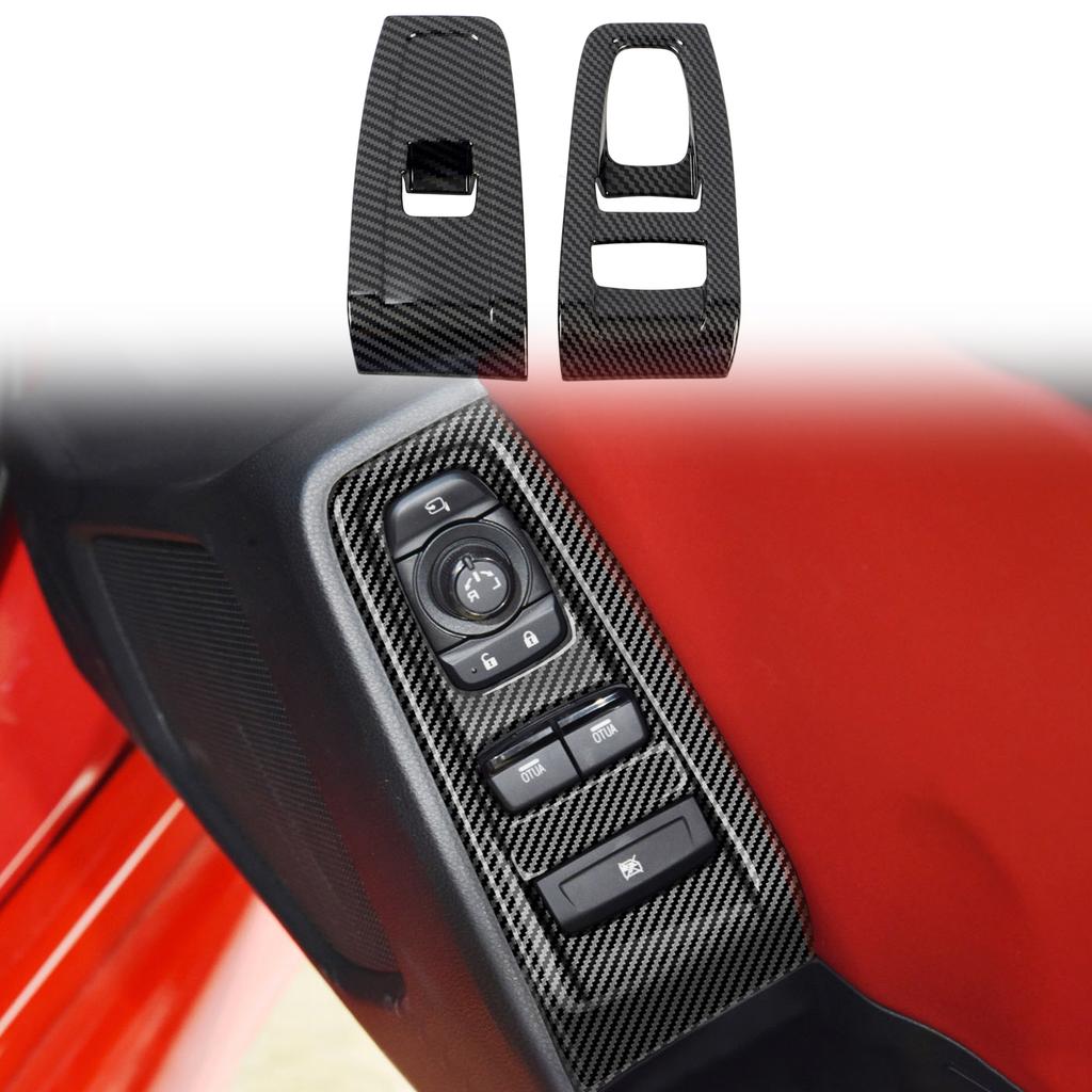 For Subaru BRZ ZD8 / Toyota GR86 ZN8 - Car Accessories ABS Car Door Window Lift Switch Cover Trim 2pcs LHD! RHD!