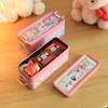 Cartoon Rabbit Printed Tinplate Candy Chocolate Boxes Metal Empty Biscuit Packaging Iron Can Multifunction Large Capacity