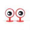 2pcs Cute Cartoon Eyes Styling Helmet Decor Personalized Helmet Stickers Motorcycles Bike Riding Helmet Decoration Accessories