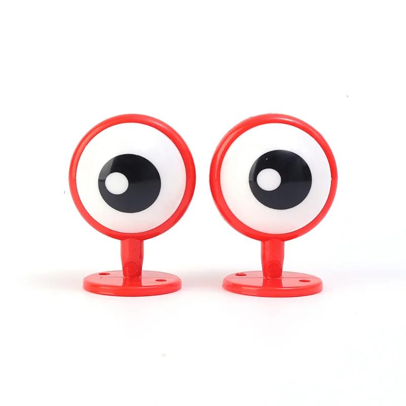 2pcs Cute Cartoon Eyes Styling Helmet Decor Personalized Helmet Stickers Motorcycles Bike Riding Helmet Decoration Accessories