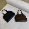 Niche First-layer Cowhide Minimalist Style New Spring and Summer Shell Bag Single Shoulder Crossbody Portable Commuter Bowling Bag