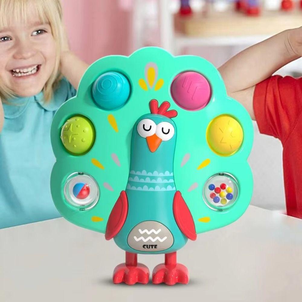 Finger Training Sensory Push Toy Button Play Toys Bird Shape Educational Toy  Babies Development