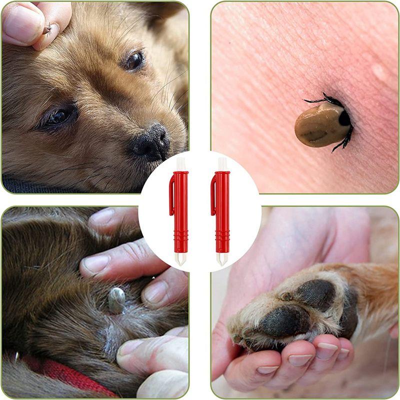 M-Modern-24PCS Tick Tweezers For Dog Cats Humans Tick Tweezers For Children And Pets, Simple And Safe Tick Remover