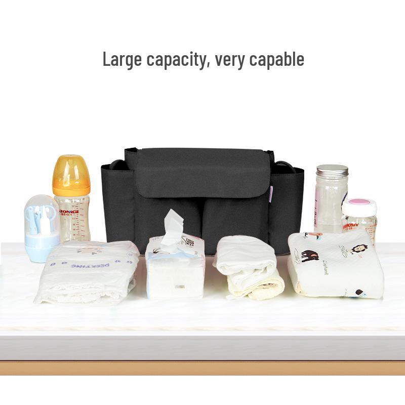 Large Capacity Waterproof Baby Stroller Hanging Storage Bag