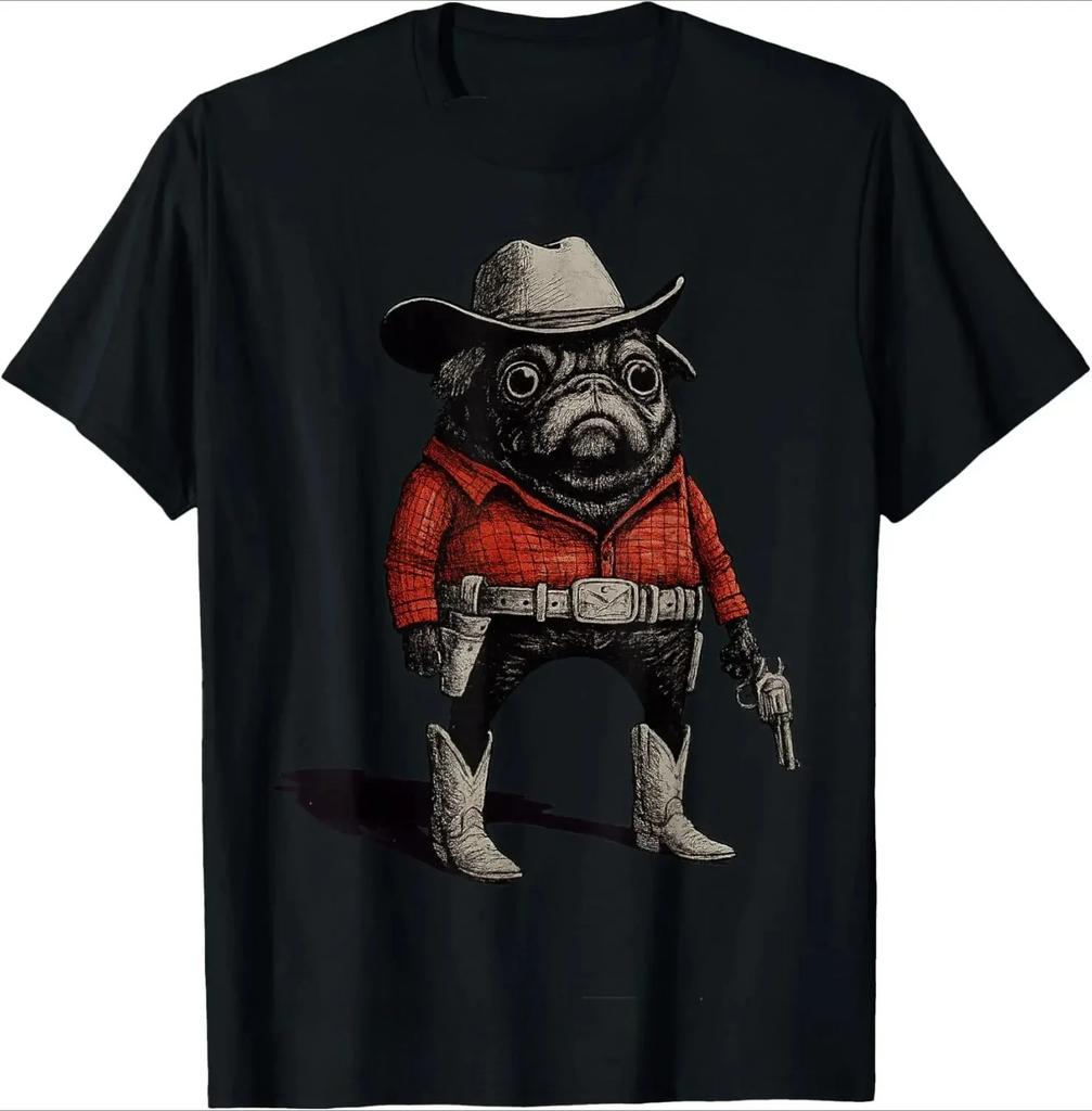 Funny Retro Dog Graphic Print Tshirts Women Summer Casual Fashion Streetwear Tops Loose Crew Neck Short Sleeve Tshirts