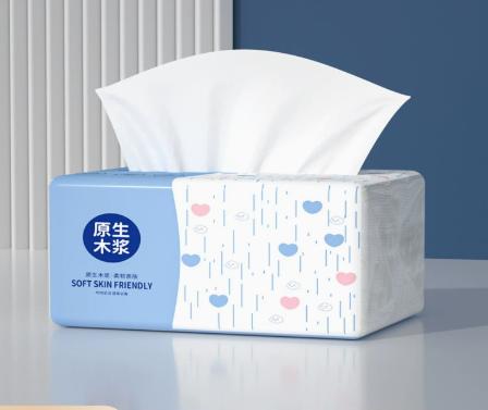 Toilet Napkins Hand Towels and Facial Tissues Wood Pulp 4 Pack