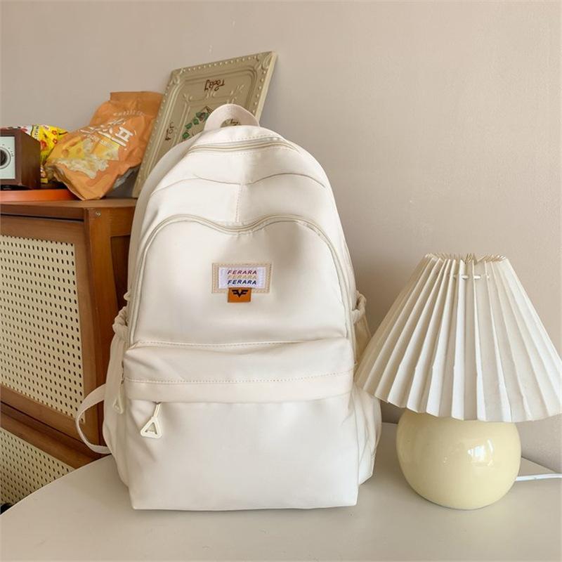 Schoolbag student schoolbag female, new Japanese ins college style simple backpack, cute versatile large-capacity backpack
