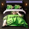 Billie Eilish Print 3Pcs Duvet Cover Set 1 Duvet Cover and 2 Pillowcases Soft Bed Linen For Household Bedroom