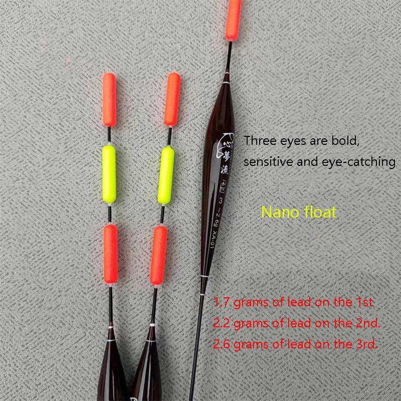 Smart Led Nano Fishing Float Highly Sensitive Remind Buoy Gravity Sensor Glowing Electric Night Fishing Strobe Long Tail Bouy