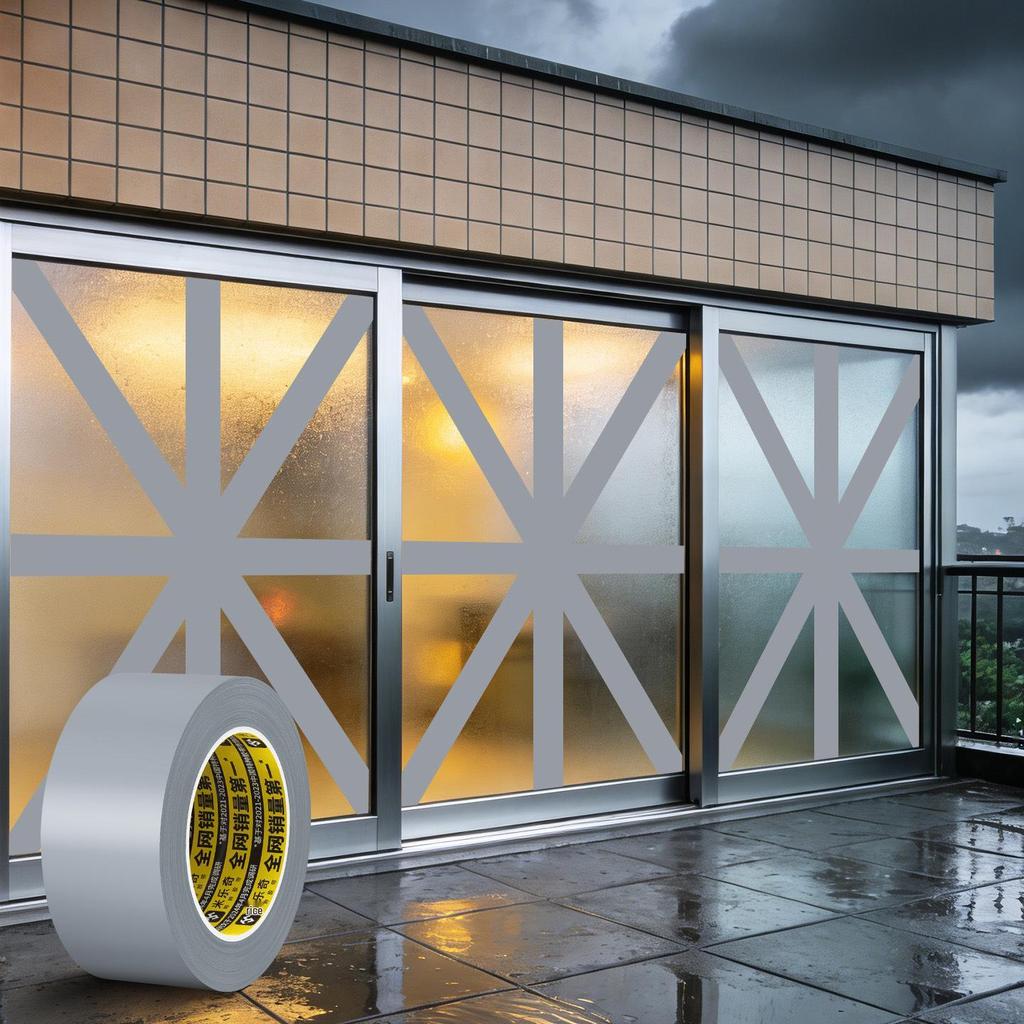 Strong Adhesive Striped Fiber Tape: Mold Fixing, Electrical Appliance Binding, No-Residue Packaging