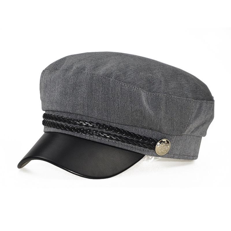 Women s Vintage Octagonal Beret, Newsboy Hat, Casual Imitation Woolen, Plaid, New Fashion, 2024 One Size