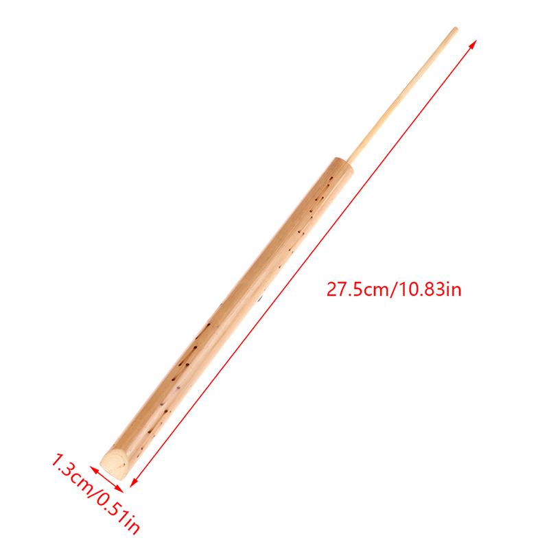 1 bucă instrument muzical din bambus fluier de păsări flaut mini fluier jucărie ritmică