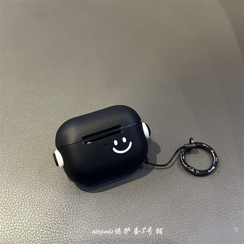 

Minimalist Smiley Face Suitable for Apple AirPods Pro Wireless Bluetooth Earbuds Case Protective Case 1 Generation 2 Generation 3 Generation Apple Airpods 3 Minimalist smiley face earphones