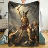 Heroes of Gaul Theme Printed Blanket - Perfect for Couch, Bed, Travel & Outdoor Use | Machine Washable, Cozy & Durable.