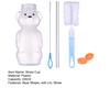 230ml Straw Cup Bear Shape Child Safe Drinking Cup with Safety Lid Straws Spill-proof Baby Shake Cup Drinkwear
