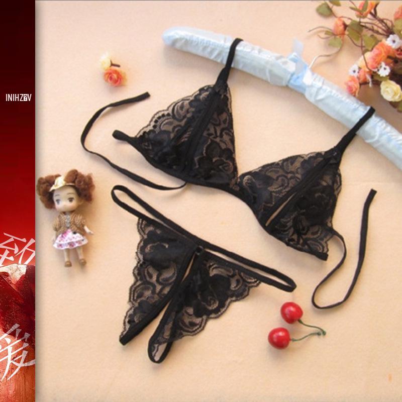 Passionate Sheer Lingerie Set: Fishnet Stockings & Crotchless Bodysuit