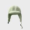 Solid Color Trapper Hat Winter Down Flying Hat Soft Ushanka Hat  Hiking