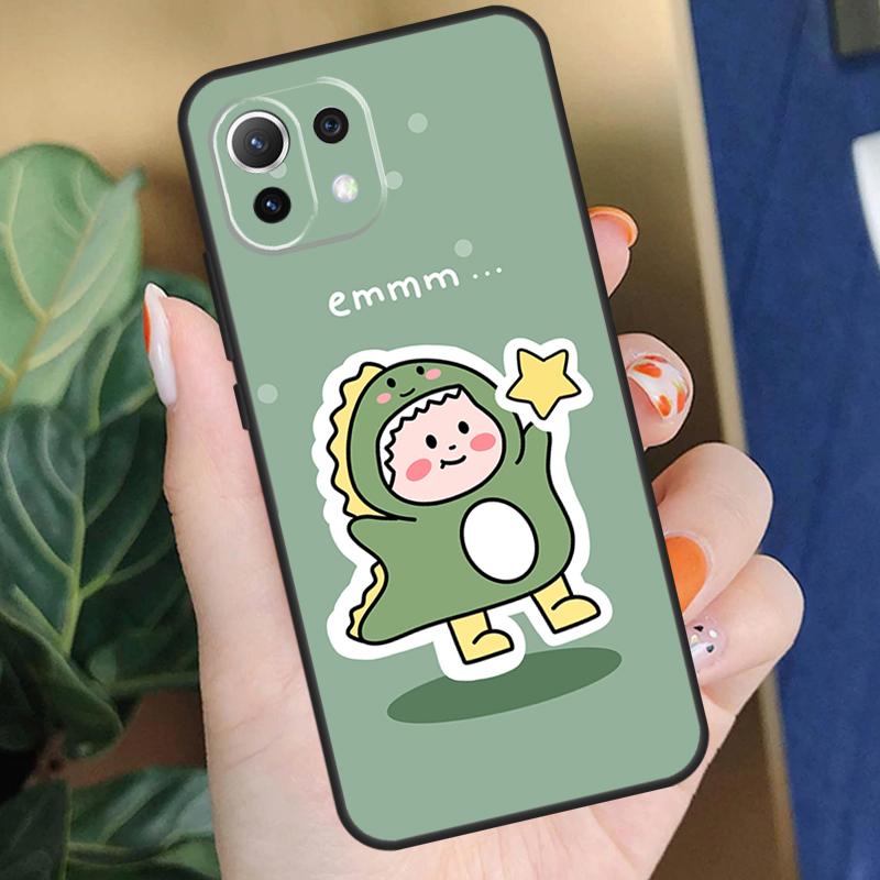 Green Aesthetic Case For Xiaomi 15 14 Ultra 13T 14T 15T Pro 17 Pro Max POCO F8 F7 F5 F6 X5 X6 X7 Pro Coque