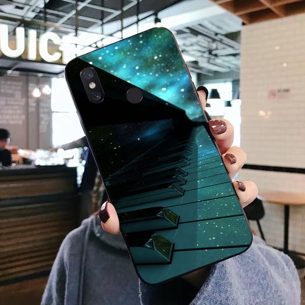 Music Instrument Guitar Piano Phone Case For Xiaomi Mi 5X 8 9 10 11 12 Lite Pro 10T PocoX3pro PocoM3 Note 10 Pro Lite