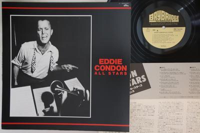 LP Plate EDDIE CONDON - Eddie Condon All Stars EIPROMO BAYBRIDGE 1984 Japan Jazz Brukt