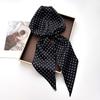 Scarf Women Dot Print Long Silk Feeling Bag Tie Neck Skinny Scarves Female Foulard Hairband Print Lady Neckerchief Ribbon