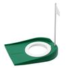 Indoor Outdoor Plastic Golf Putting Cup Practice Aids with Adjustable Hole White Flag
