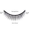 5Pairs False Eyelashes Natural Perfect Fitting Artificial Fiber Cross Short Makeup Extensions Eye Lashes for Dressing Room