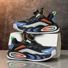 New Autumn and Winter Children's Double-mesh Sports Shoes, Lightweight and Breathable Boys' Running Shoes, Leather Travel Shoes for Older Children