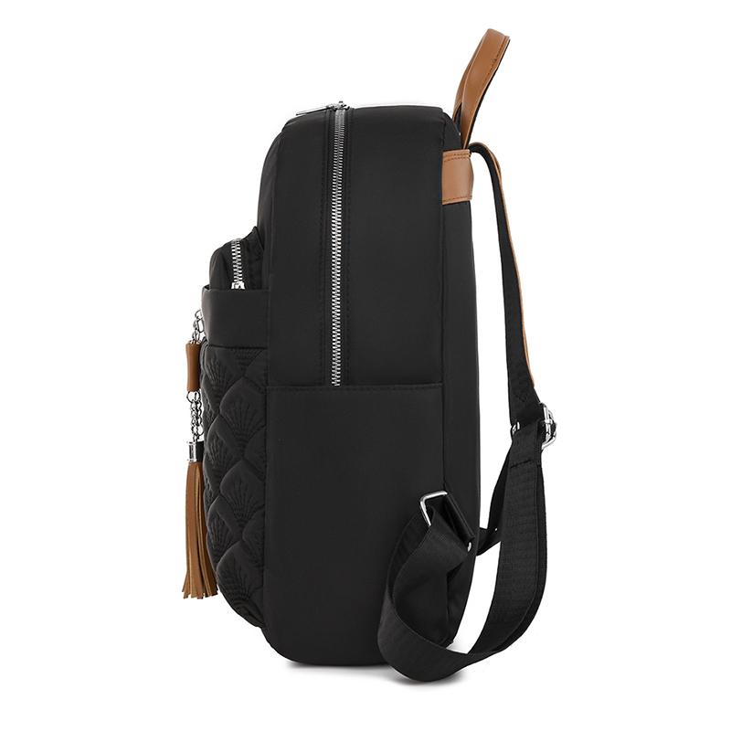 Dámský látkový batoh Oxford Látkový batoh Fashion Tassel Travel Backpack