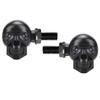 2PCS Motorcycle LED Skull Shape Waterproof Fog Light Auxiliary Turn Signal Light Taillight LED Indicator Light