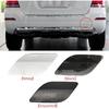 Black Rear Bumper Tow Hook Cover Cap Replacement for Benz GLK Class GLK200 GLK250 GLK300 GLK350 X204 2013-2015 2048851224 Bumper Trim Cover(Black)