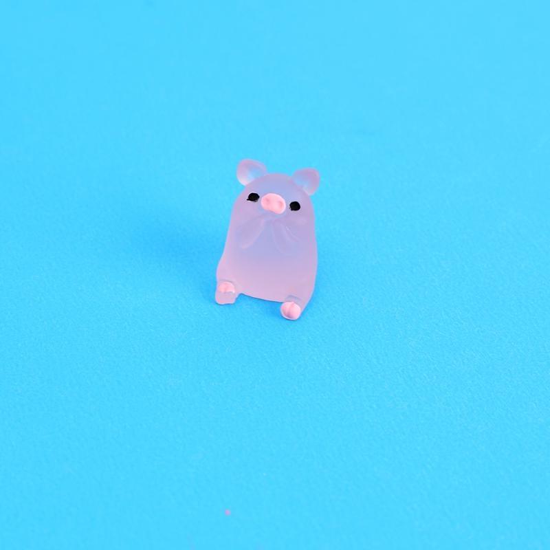 6 Stück niedliche Cartoon-Schwein-Auto-Ornamente, Auto-Innendekoration, Dekorationszubehör