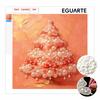 Small Framed Pearl Painting Kit Christmas Tree Pattern DIY Shiny Bead Art Creative Leisure Craft Ready To Display Elegant Home Decor Art Set