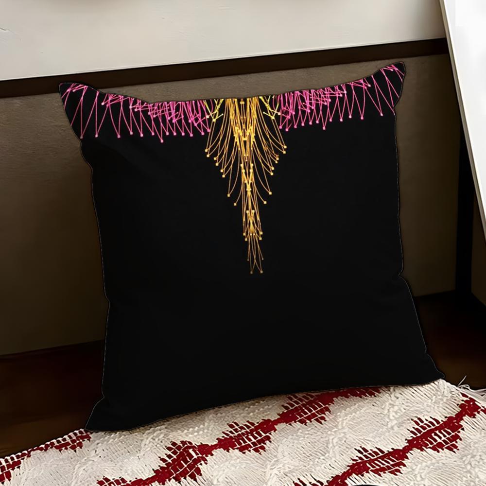 MMarcelo BBurlon Cushion Cover Reversible Soft Durable Pillow Cover Home Car MultiScene Use for Daily Comfort
