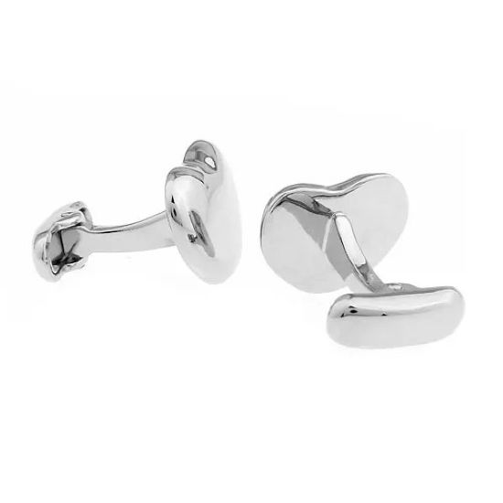 Silver Heart Cufflinks