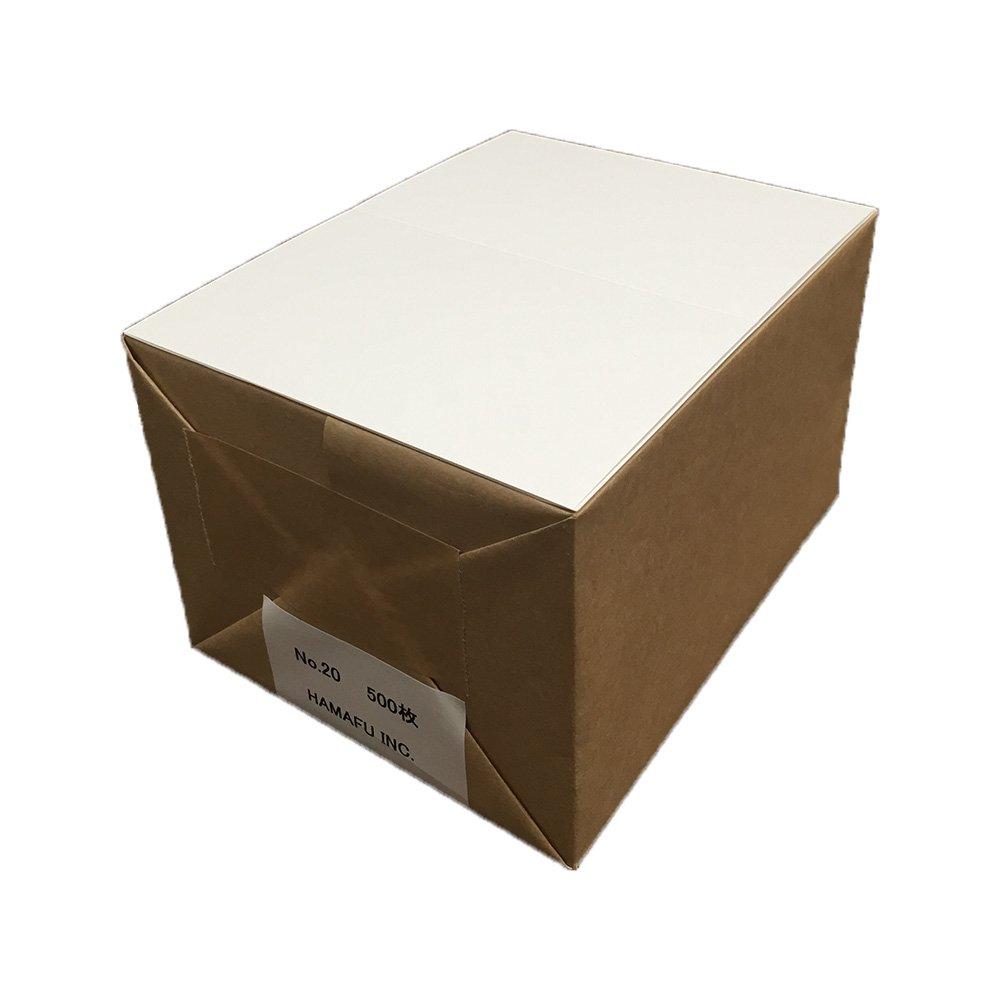 20 Made In 180kg Premium of No. Double-Sided Postcards, White, Plain, Heavyweight, Japan, (200x148) Paper. Durable! (Pack 500)