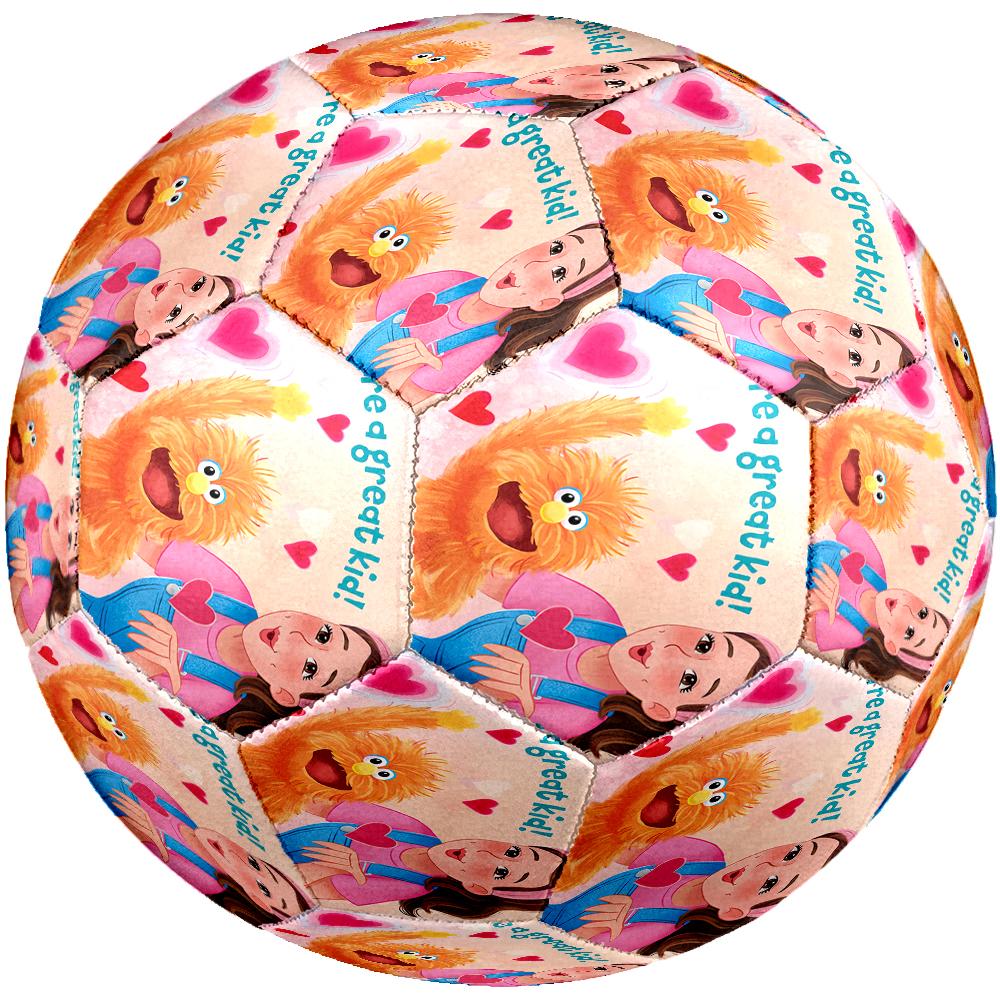 Di Più. Pallone da Calcio Tema Rachel Taglia 5, Adatto Sia per Partite Indoor che Outdoor, un Regalo Adatto a Tutti.