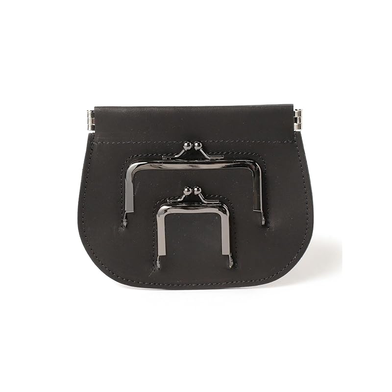 

[Beams Boy] Wallet/pouch W pouch wallet ladies BLACK FREE 13640064226