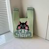 Versatile Cute Cartoon Knitted Tote: Large Capacity Fashion Handbag & Gift Bag